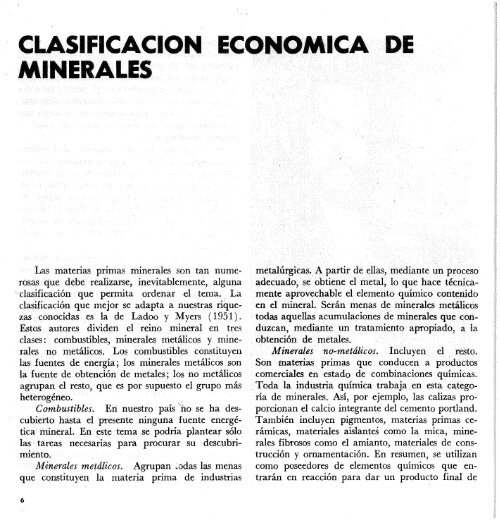 Recursos minerales del Uruguay / Jorge Bossi