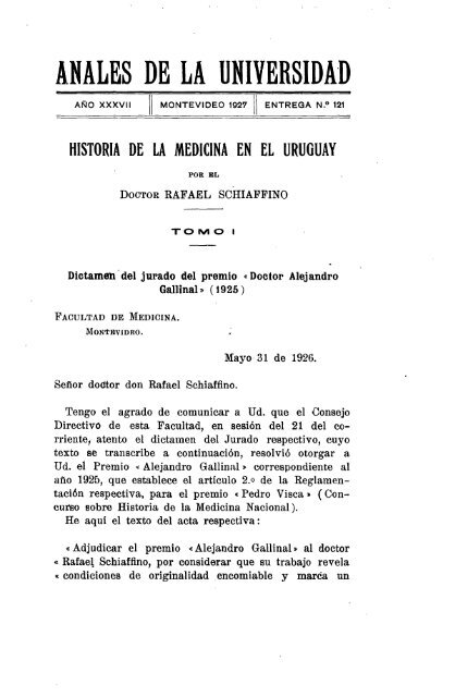 AÃ±o 37, entrega 121 (1927) - Publicaciones PeriÃ³dicas del Uruguay
