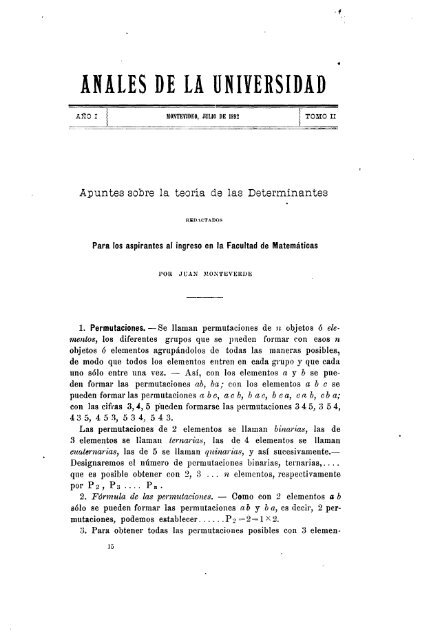 AÃ±o 1, t. 2 (jul. 1892) - Publicaciones PeriÃ³dicas del Uruguay