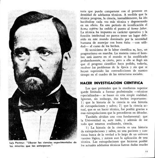 La investigaciÃ³n cientÃ­fica / JosÃ© Luis Morador - Publicaciones ...