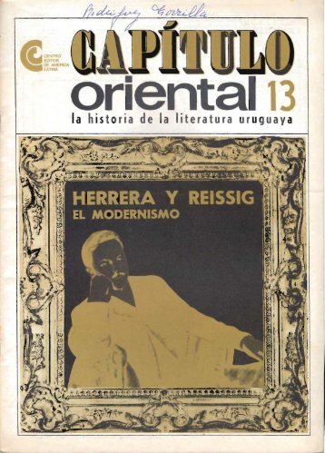 NÂº 13 - Herrera y Reissig :el modernismo - Publicaciones PeriÃ³dicas ...