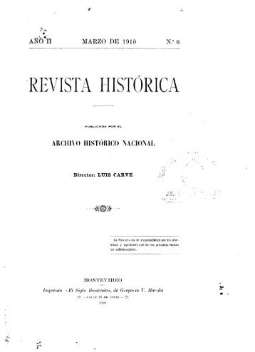 AÃ±o 2, nÂº 6 (mar. 1910) - Publicaciones PeriÃ³dicas del Uruguay