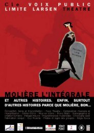 Molière l'intégrale et autres histoires. Enfin, surtout d'autres histoires parce que Molière, bon... - Cie Voix Public.pdf