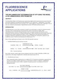 BIOLUMINESCENT DETERMINATION OF ATP