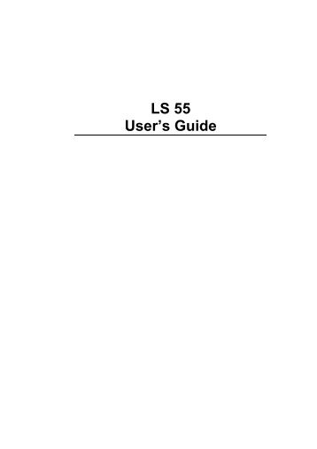 LS55 Users Guide