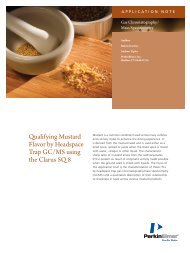 Qualifying Mustard Flavor by Headspace Trap GC/MS ... - PerkinElmer