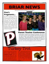 Briar November Newsletter - Perkins Local Schools