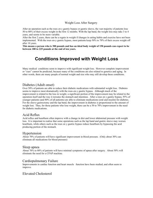 Patient Information Book For Gastric Bypass Surgery - permanente.net