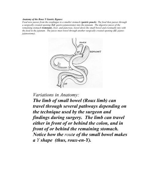 Patient Information Book For Gastric Bypass Surgery - permanente.net