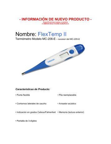 CaracterÃ­sticas tÃ©cnicas - PerÃ³xidos FarmacÃ©uticos