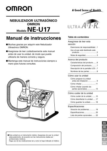 Manual de instrucciones