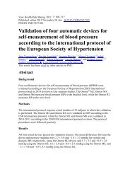 Validation of four automatic devices for self-measurement of blood ...