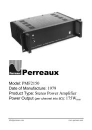 PMF2150 - 175W Power Amplifier