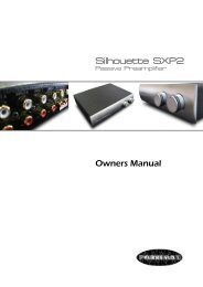SXP2 Passive Preamplifier Owners Manual (Rev 2.0) - Perreaux ...