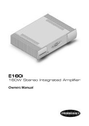 E160i - Perreaux Industries