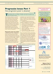 Progressive lenses Part 1 How progressive power is obtained