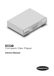 ECD2 - CD Player - Perreaux Industries