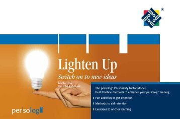 Download Lighten Up: "Who are you really?" - Persolog GmbH