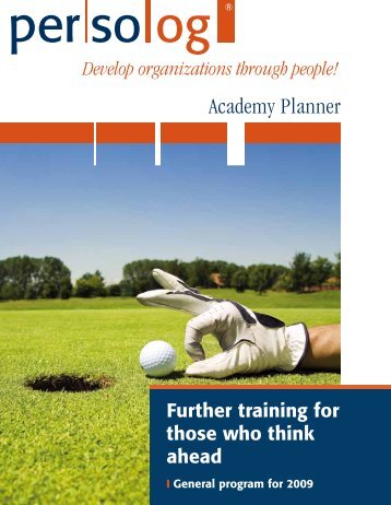 Academy Planner 2009 - Persolog GmbH