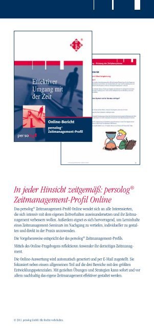 Download Zeitmanagement-Flyer - Persolog GmbH