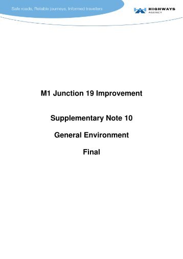 General Environment - Environmental Statement - Skanska