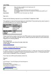 flood level data for River Avon and Flood Zone Maps