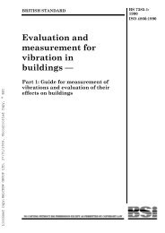 Evaluation and Measurement for Vibration in Buildings Part 1, BSI ...