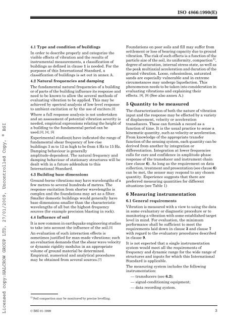 Evaluation and Measurement for Vibration in Buildings Part 1, BSI ...