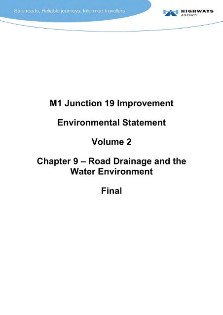 Chapter 9: Road drainage and the water environment