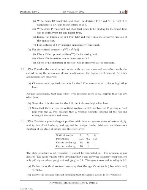 Problem Set 2 - Personal pages of the CEU