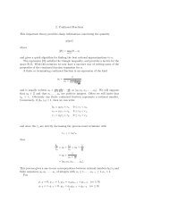 2. Continued Fractions This important theory provides sharp ...