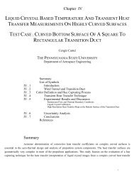 liquid crystal based temperature and transient heat transfer ...