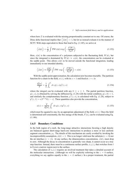 Self-Consistent Field Theory and Its Applications by M. W. Matsen