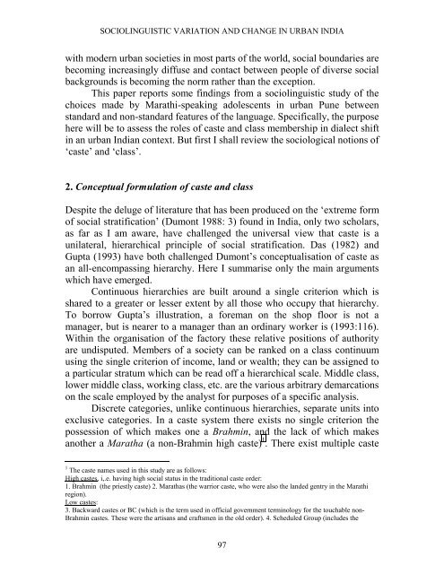 Reading Working Papers in Linguistics 4 (2000) - The University of ...