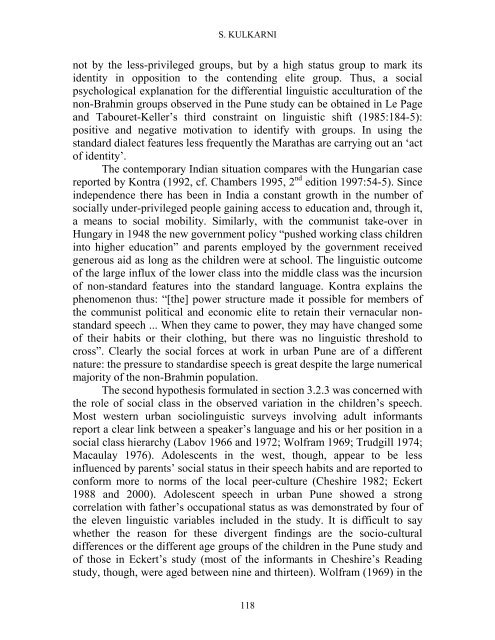 Reading Working Papers in Linguistics 4 (2000) - The University of ...