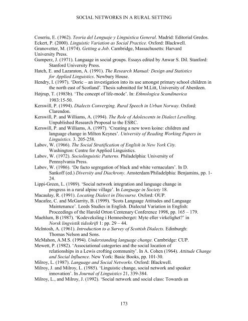 Reading Working Papers in Linguistics 4 (2000) - The University of ...