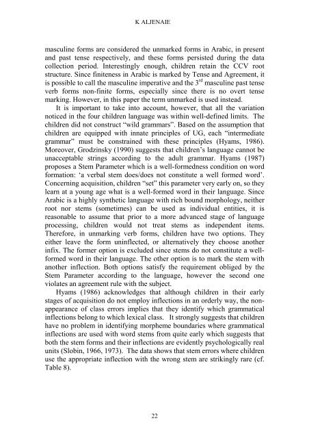 Reading Working Papers in Linguistics 4 (2000) - The University of ...