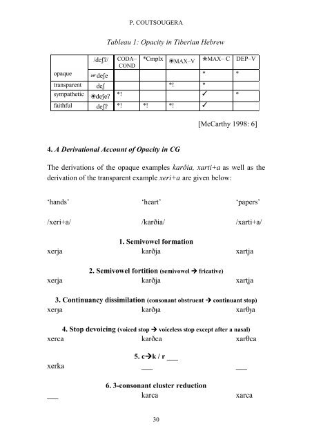 Reading Working Papers in Linguistics 4 (2000) - The University of ...