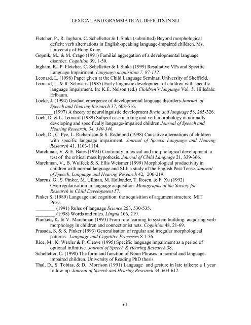 Reading Working Papers in Linguistics 4 (2000) - The University of ...