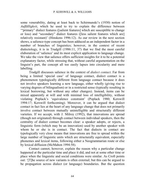 Reading Working Papers in Linguistics 4 (2000) - The University of ...