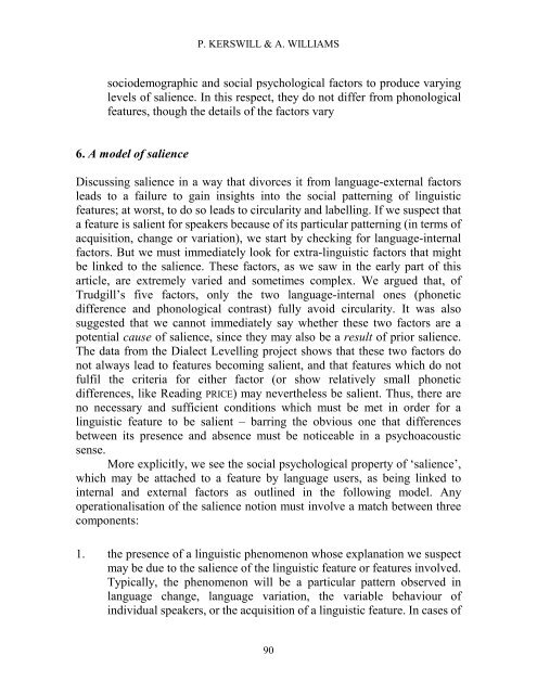 Reading Working Papers in Linguistics 4 (2000) - The University of ...