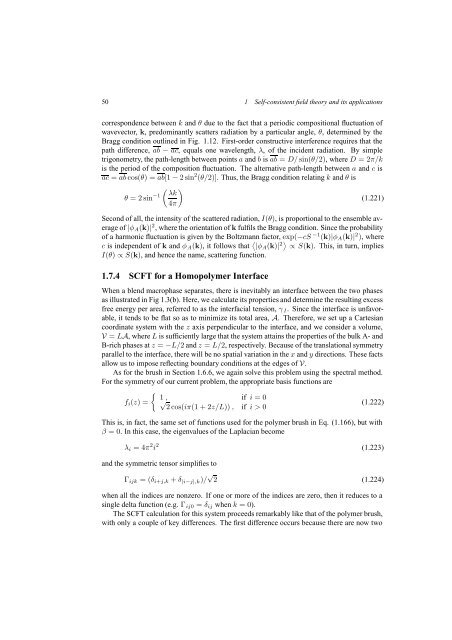 Self-Consistent Field Theory and Its Applications by M. W. Matsen