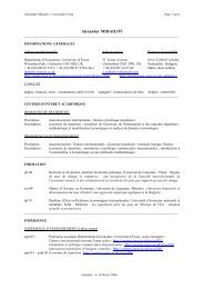 Curriculum Vitae (pdf) - University of Reading