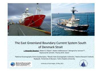 The East Greenland Boundary Current System South of Denmark ...