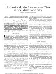 A Numerical Model of Plasma-Actuator Effects in Flow-Induced ...