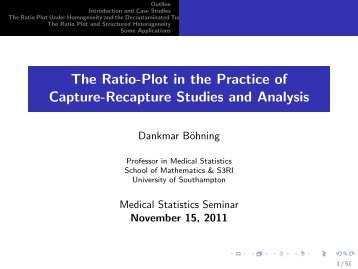 The Ratio-Plot in the Practice of Capture-Recapture Studies and ...