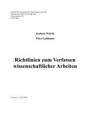 Richtlinien zum Verfassen wissenschaftlicher Arbeiten - Friedrich ...