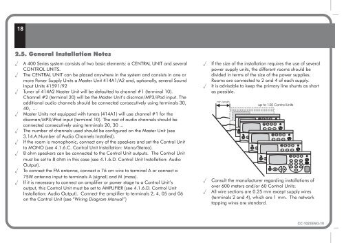 Sound control 2 4 16 amp