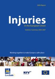 Injuries in the European Union: Statistics Summary 2005 â 2007