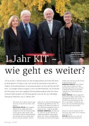 KIT nach einem Jahr - Personalrat - KIT